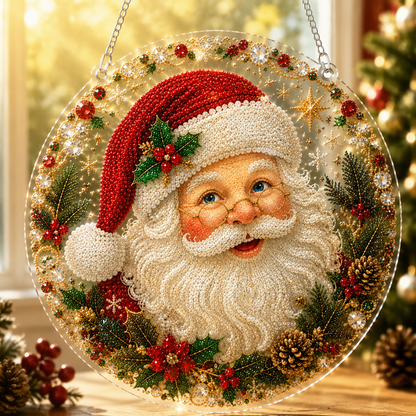 🔥Last Day 49% OFF-🎄Christmas Diamond Art Hanging Ornament Kit