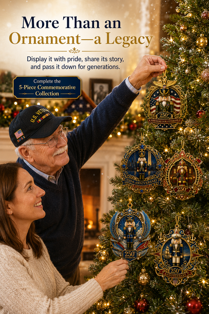 🔥 Limited Edition 🔥 250th Anniversary Hero Tribute Nutcracker Ornaments 🎄🇺🇸✨ Buy More, Save More 🎁