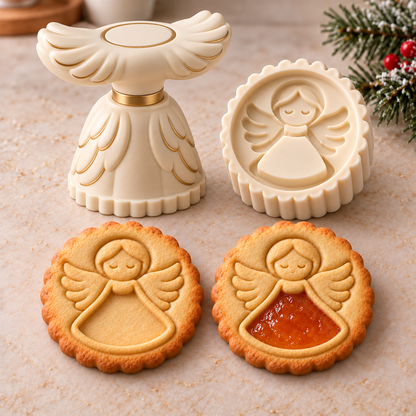 🔥Limited time 70% OFF -🍓🍪 Christmas Jam Cookie Press – Make Adorable Holiday Cookies at Home!