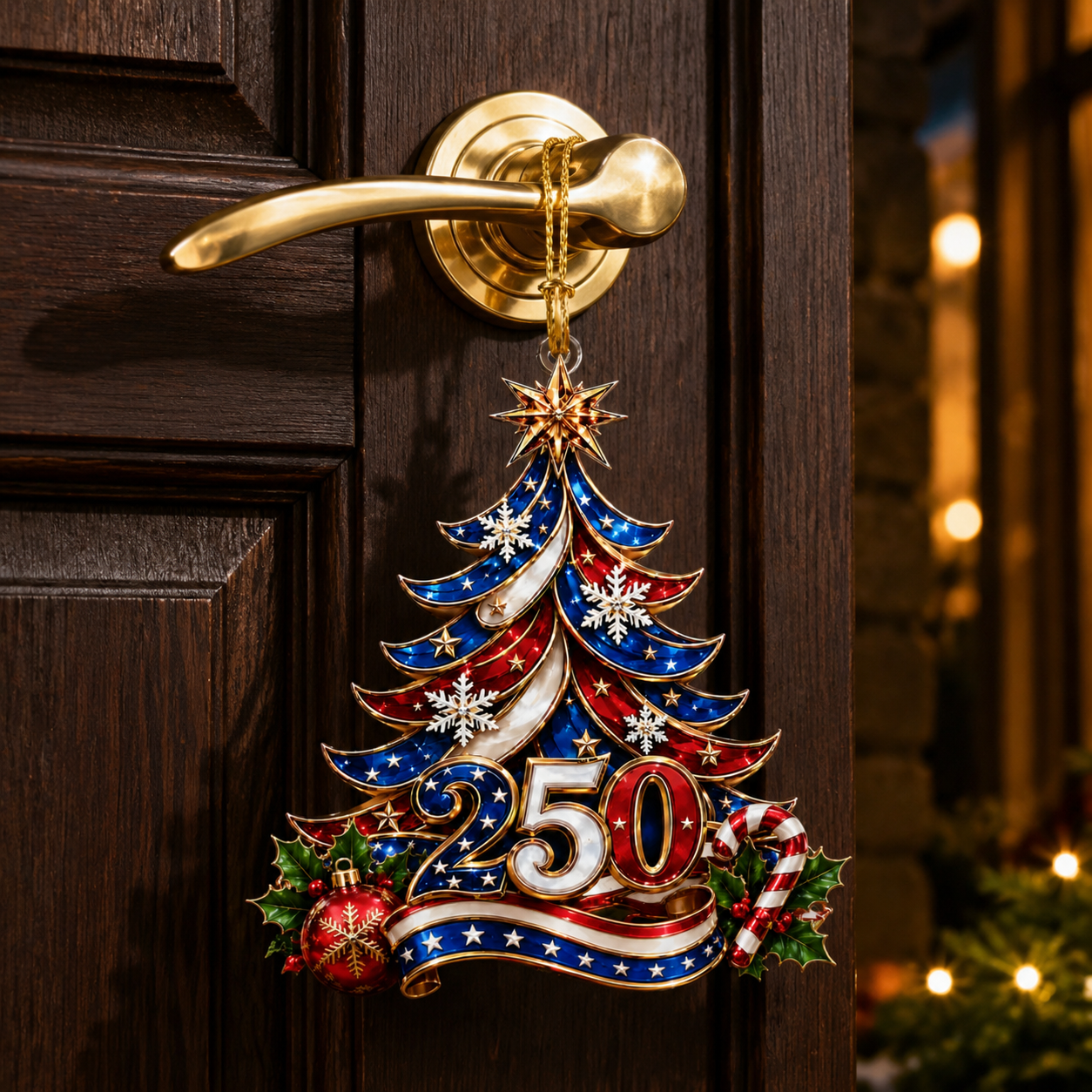 ⏰LIMITED TIME 49% OFF!🔥USA 250th Anniversary Christmas Ornament