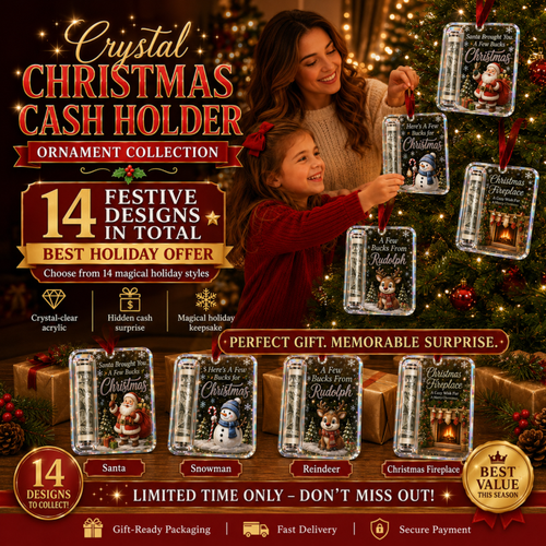 🔥Last 40pcs🎉-✨🎄Christmas Cash Gift Holder Ornament
