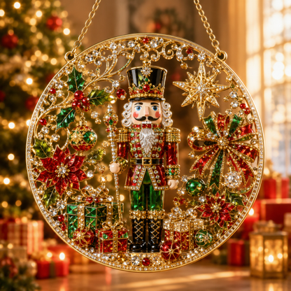 🔥Limited time 70% OFF - 🎅✨Christmas Suncatcher Diamond Art Hanging Ornament Kit – Sparkling DIY Window Ornament