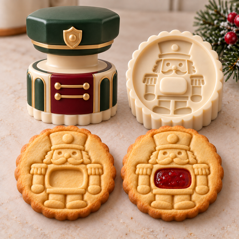🔥Limited time 49% OFF -🍪 Christmas Jam Cookie Press – Make Adorable Holiday Cookies at Home!