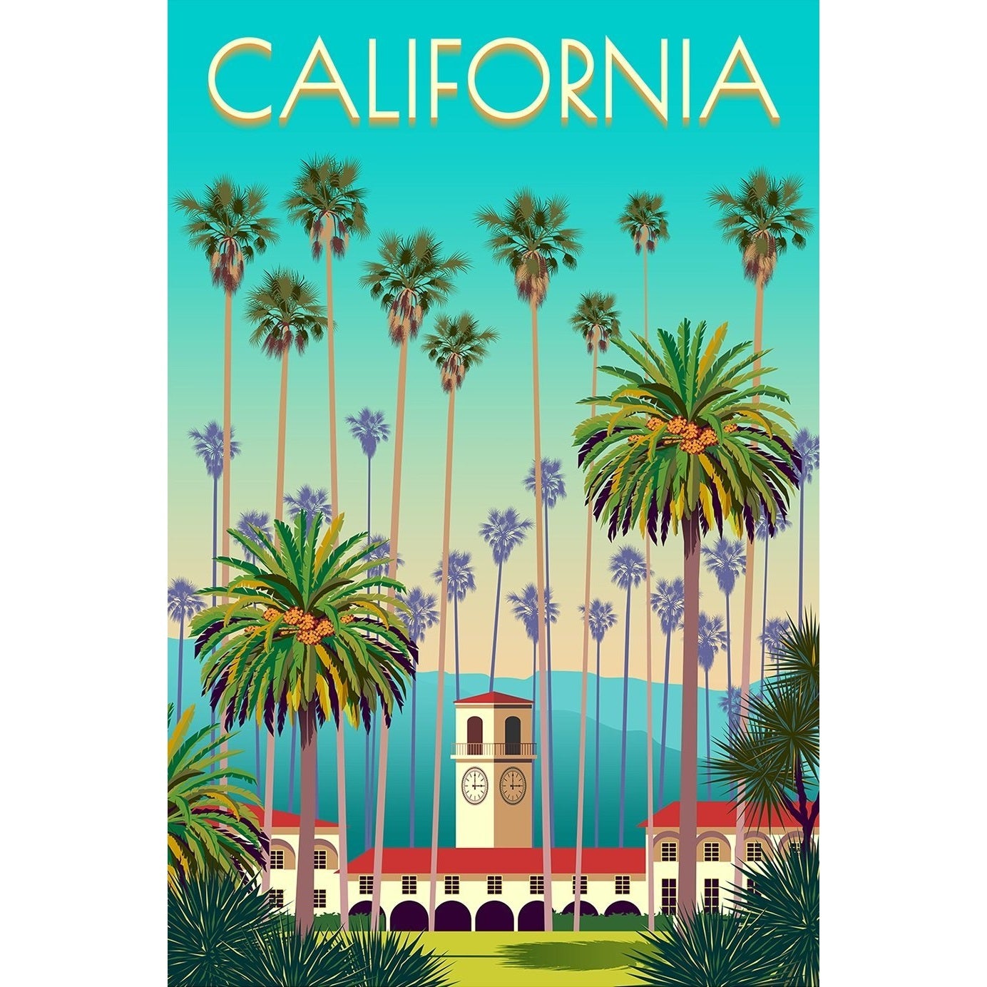 California - 327 Pieces Wooden Puzzle