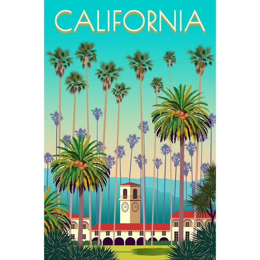 California - 327 Pieces Wooden Puzzle