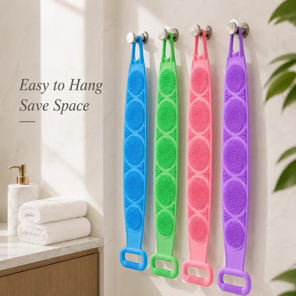 🔥 70% OFF 🚿 Long Handle Silicone Bath Brush – Easy Body Scrub