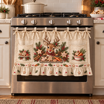 🎄 Christmas Tie-On Pocket Curtain Collection
