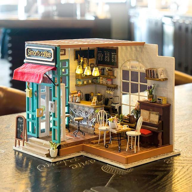 Coffee Shop of Street Corner