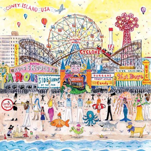 Summer at the Amusement Park - 500 Pieces Puzzle
