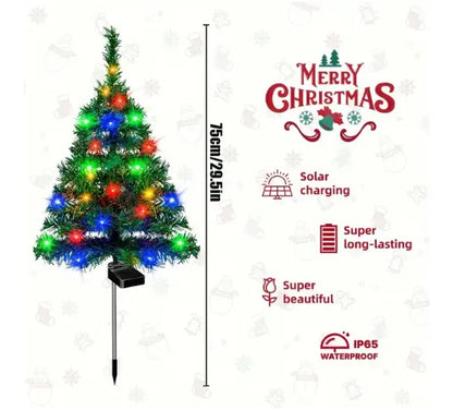 🎄2026 Solar Christmas Trees Lights Outdoor Decoration Waterproof