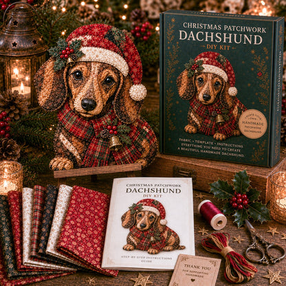 🔥Limited time 70% OFF -🎅✨Christmas Patchwork Fabric DIY Decor Kit