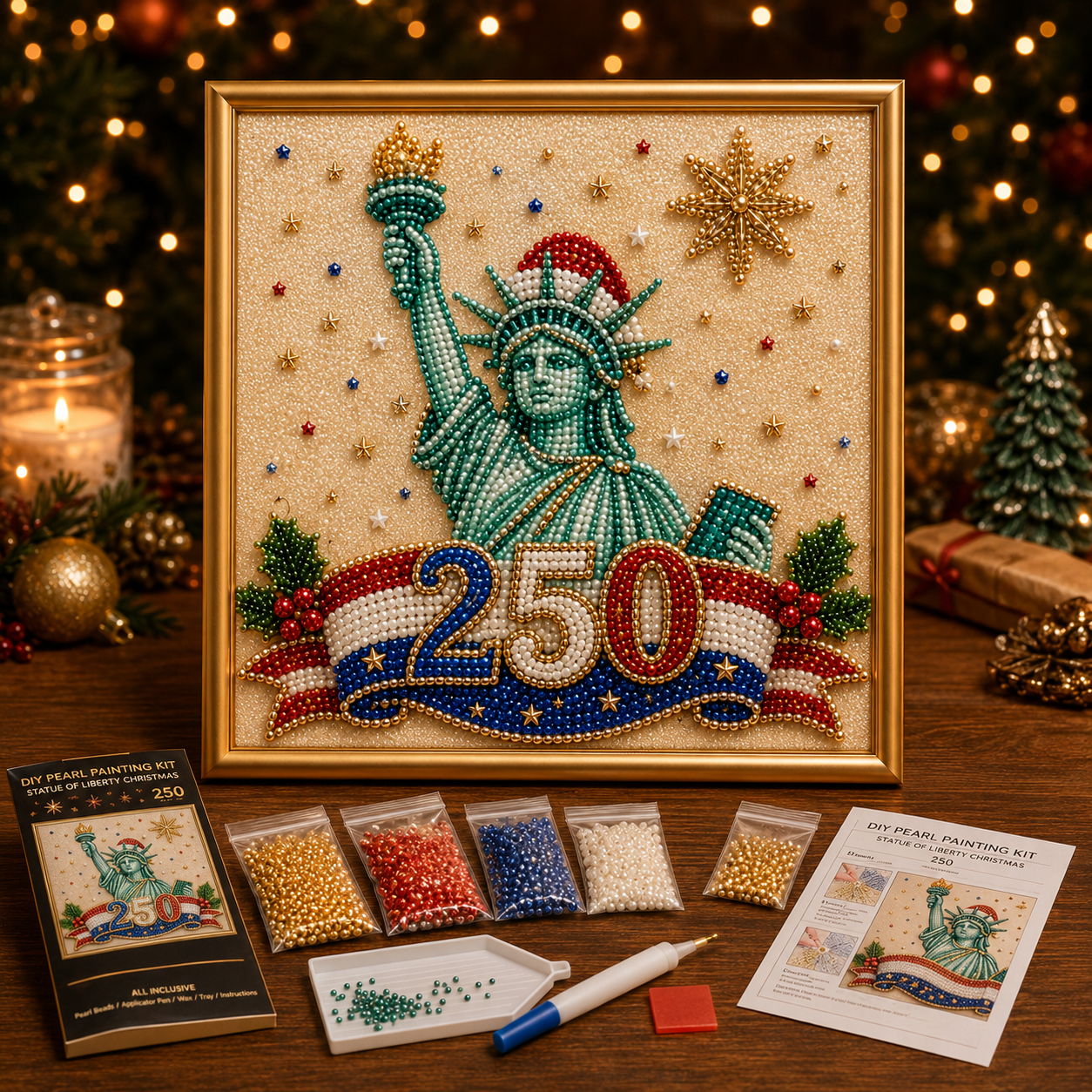 LAST DAY 75% OFF 🇺🇸🎄 The Once-In-A-Lifetime 250th Christmas Pearl Collection