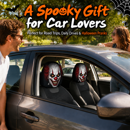 🎃 Halloween Spooky Face Car Headrest Covers™