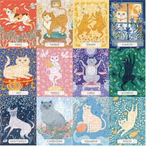 Cat Zodiac - 500 Pieces Puzzle