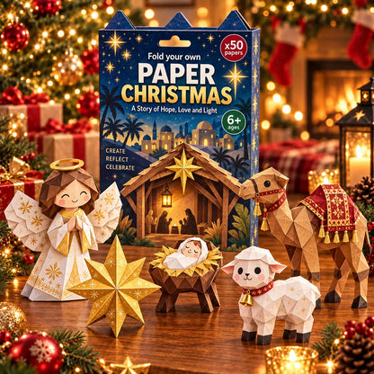 🎃 ✨Halloween 3D Paper Craft Kit – 50 Pre-Printed Sheets + Step-by-Step Guide
