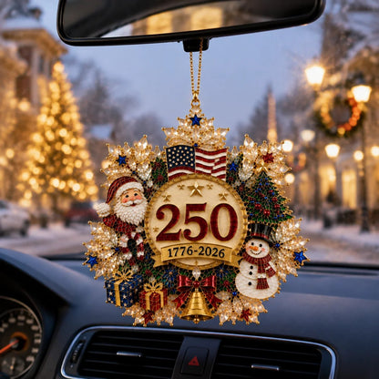 🔥LAST DAY 75% OFF!!🔥 America 250 Crystal Snowflake Heritage Ornament™