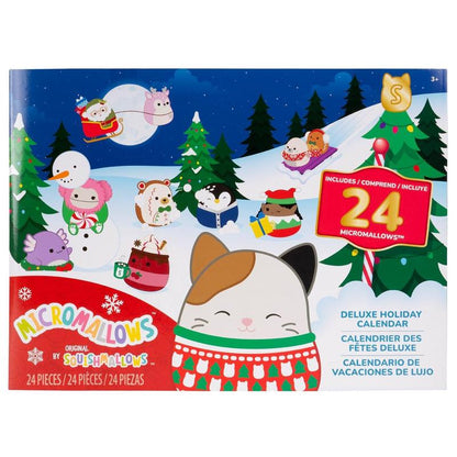 🔥Last 40pcs🎉-✨🎄2026 Squishmallows Micromallows 24-Day Holiday Plush Advent Calendar