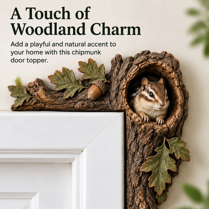 Chipmunk Tree Hollow Door Topper (📦Buy 2 Free Shipping)