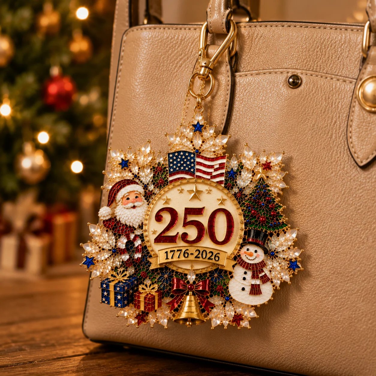 🔥LAST DAY 75% OFF!!🔥 America 250 Crystal Snowflake Heritage Ornament™