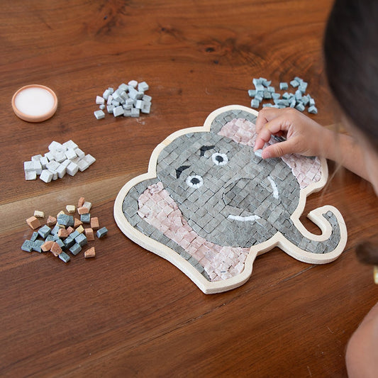 Elephant Mosaic Art Craft