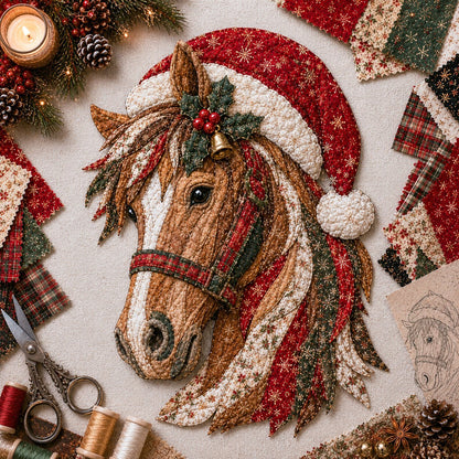 🔥LAST DAY 70% OFF - 🎅Christmas Patchwork Fabric DIY Decor Kit