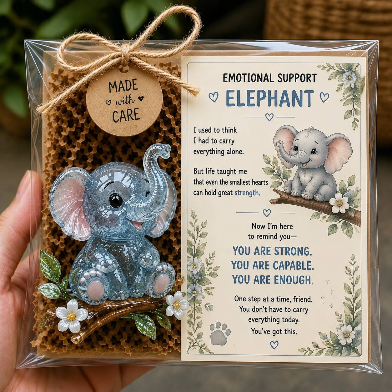 💌 Emotional Support Glass Animal Gift Set | 7 Meaningful Designs with Encouragement Card & Gift-Ready Packaging ✨