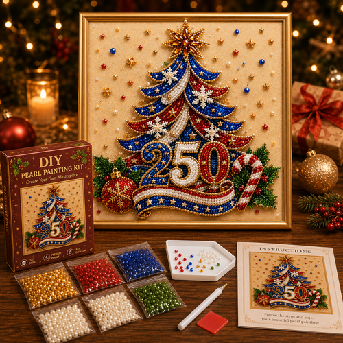 LAST DAY 75% OFF 🇺🇸🎄 The Once-In-A-Lifetime 250th Christmas Pearl Collection