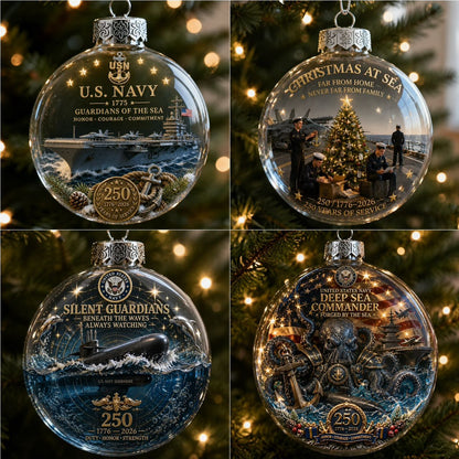 🎄 LAST DAY 75% OFF 🇺🇸 America 250th Military Legacy Light-Up Christmas Ball