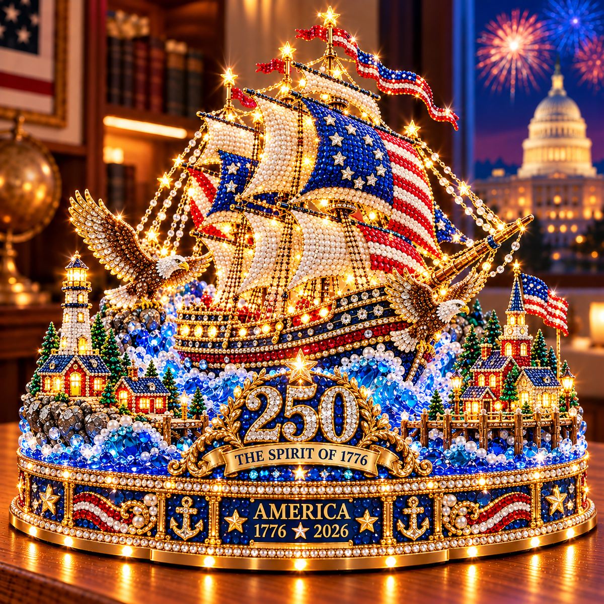 🔥Christmas Sale 49% OFF🌲 America’s 250th Anniversary DIY Diamond Art Collection