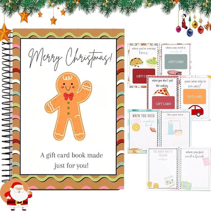 🔥Last 40pcs🎉-🎁Christmas Gift Card Book