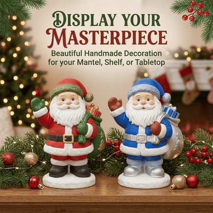 🔥Limited time 70% OFF -🎄- 🎨 Beginner-Friendly DIY Christmas Figurine Painting Kit | Create Your Own Festive Holiday Decorations 🎄💕