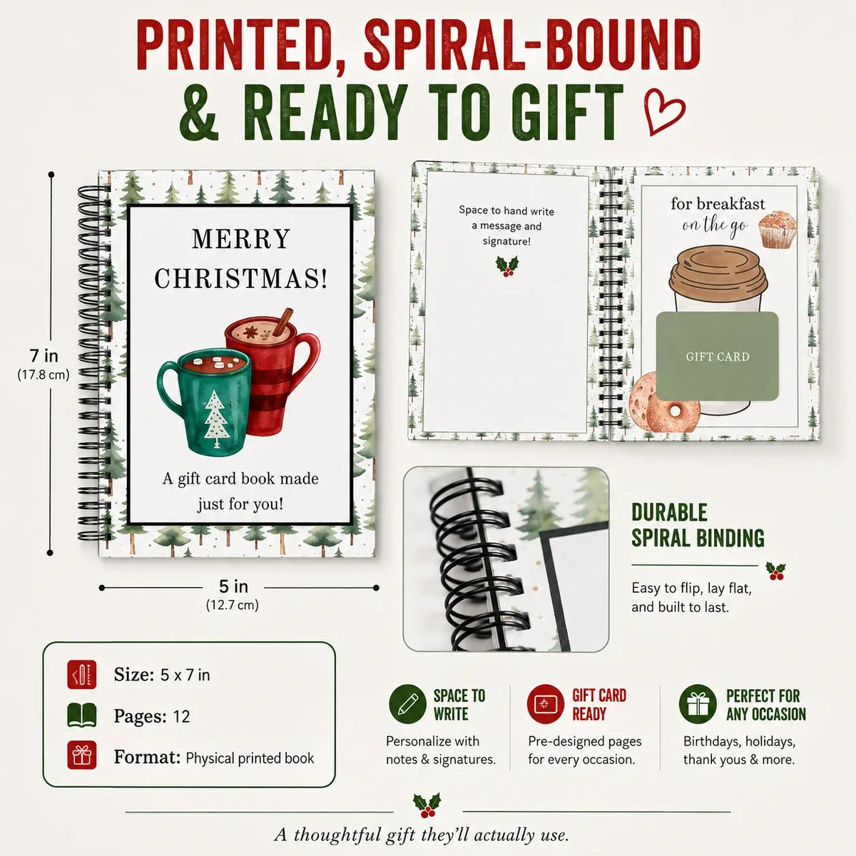 🔥Last 40pcs🎉-🎁Christmas Gift Card Book