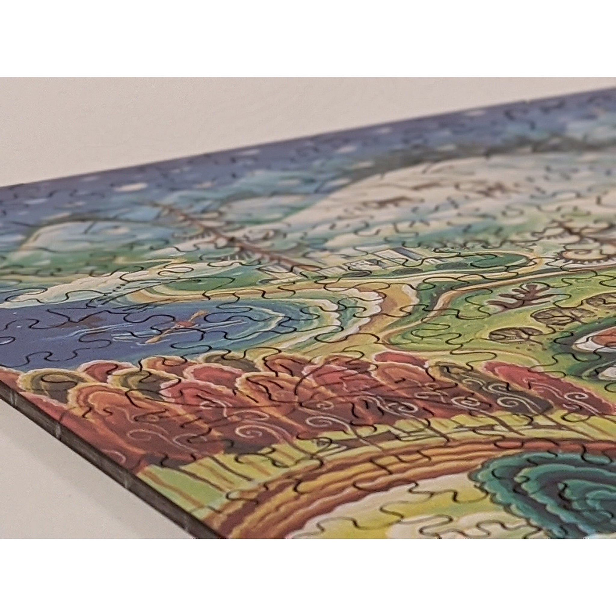 Multi-Season Earth Day - 448 Pieces Wooden Puzzle