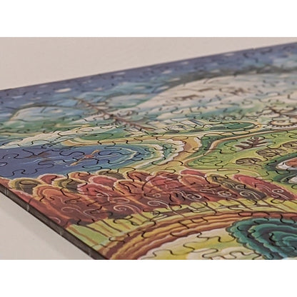 Multi-Season Earth Day - 448 Pieces Wooden Puzzle