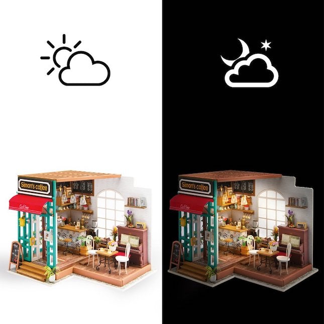 Coffee Shop of Street Corner