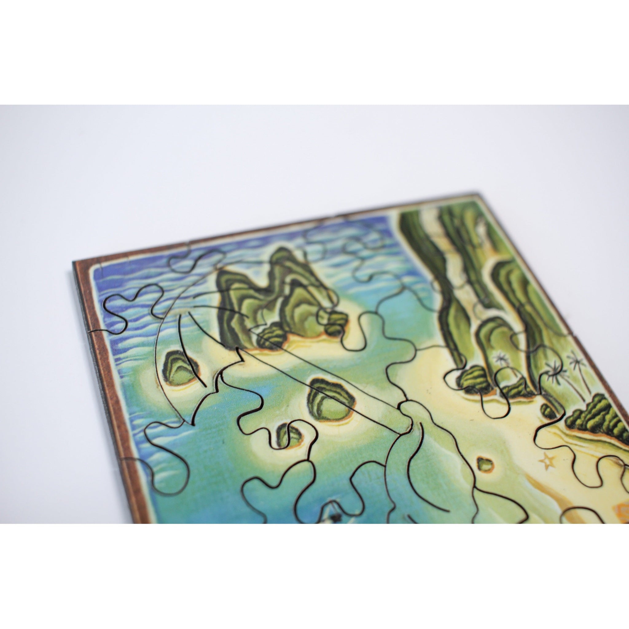 Beach Day - 24 Pieces Wooden Puzzle