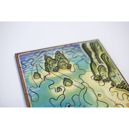 Beach Day - 24 Pieces Wooden Puzzle