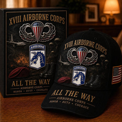 🔥Last Day 49% OFF – 🪂✈️U.S. Army Airborne Units “All the Way” Tribute Cap