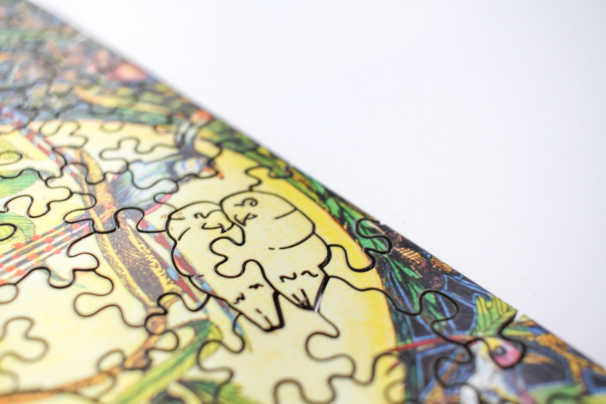 Paradise Birds - 168 Pieces Wooden Puzzle