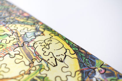 Paradise Birds - 168 Pieces Wooden Puzzle