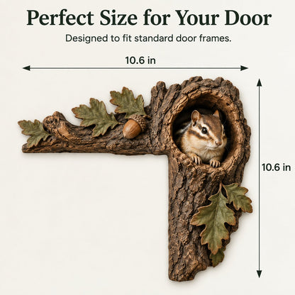 Chipmunk Tree Hollow Door Topper (📦Buy 2 Free Shipping)