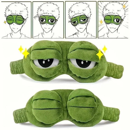 Cute 3D Frog Sleep Eye Mask