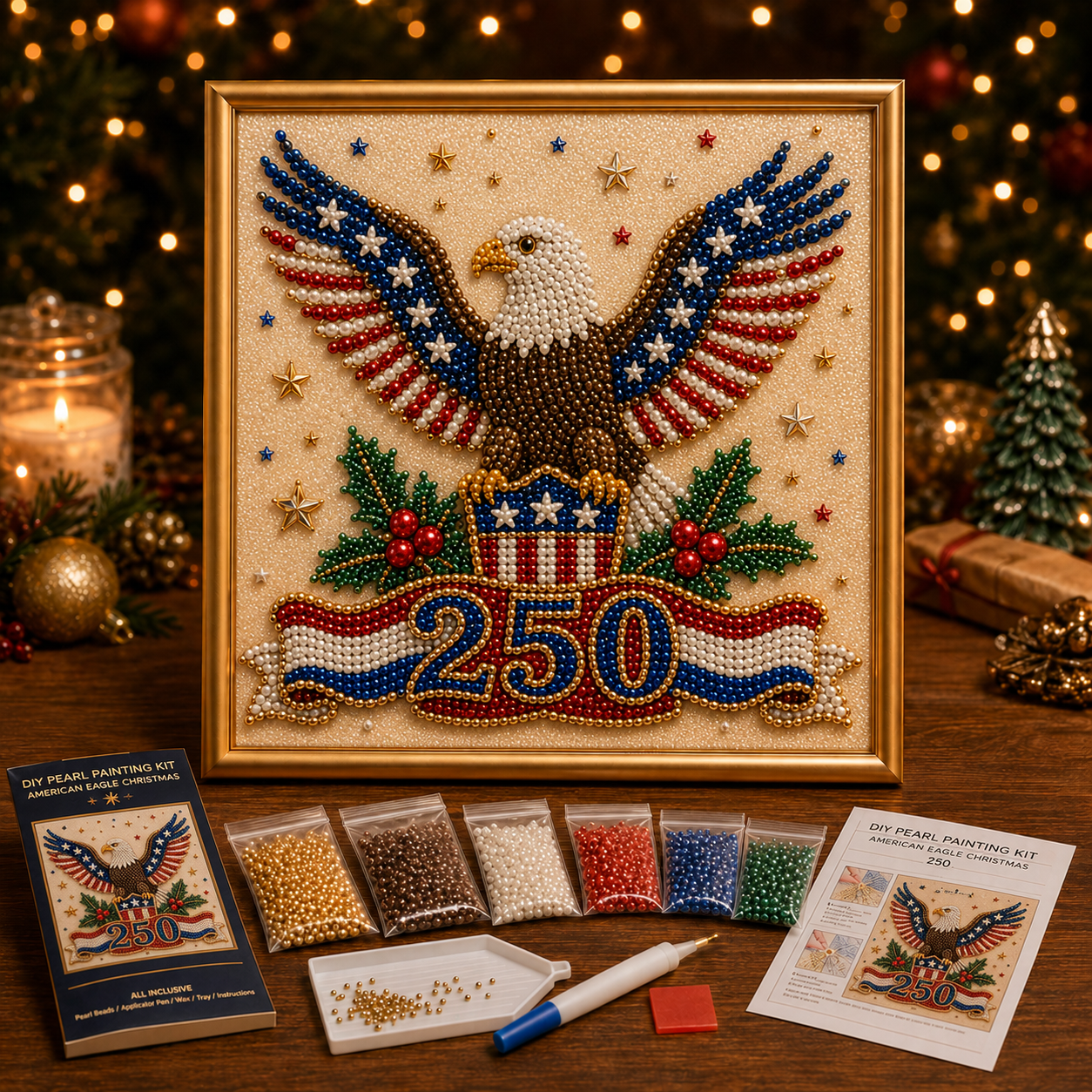 LAST DAY 75% OFF 🇺🇸🎄 The Once-In-A-Lifetime 250th Christmas Pearl Collection