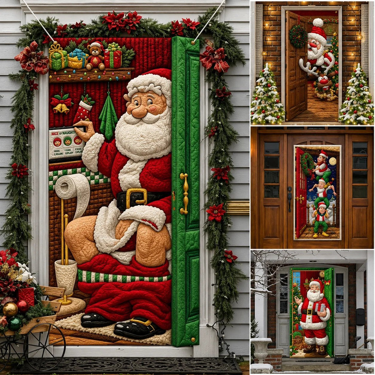 Last day 70% OFF🌟2026 3D Christmas front door decoration