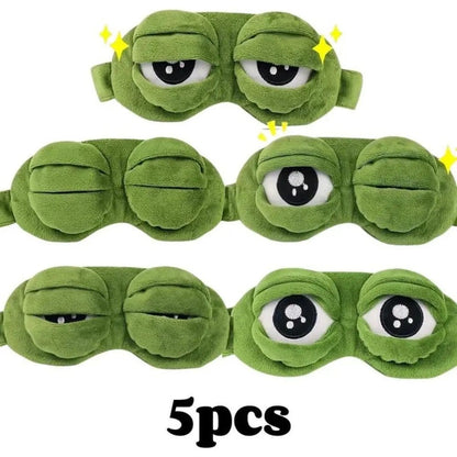 Cute 3D Frog Sleep Eye Mask