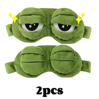 Cute 3D Frog Sleep Eye Mask