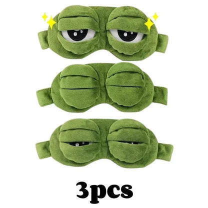 Cute 3D Frog Sleep Eye Mask