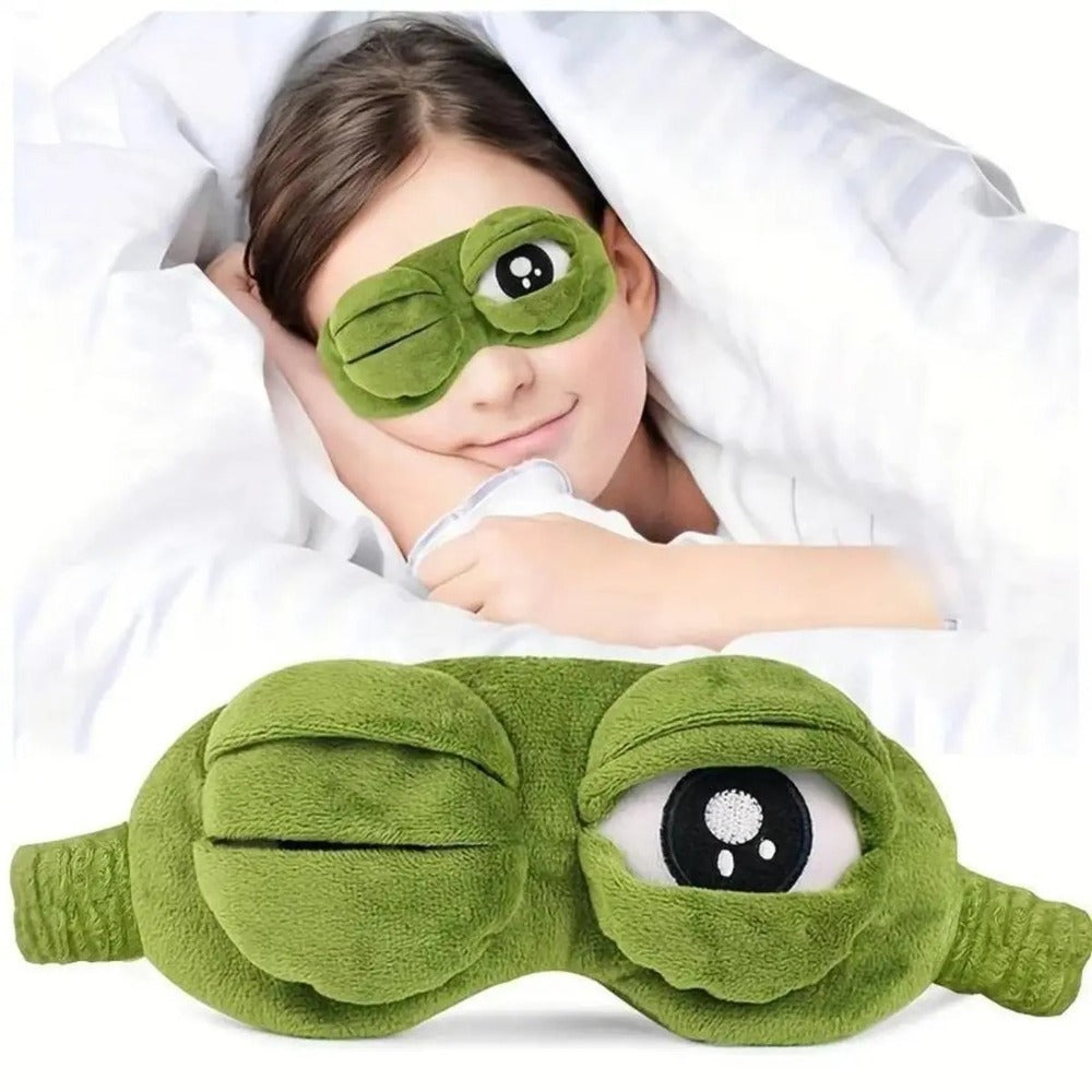 Cute 3D Frog Sleep Eye Mask