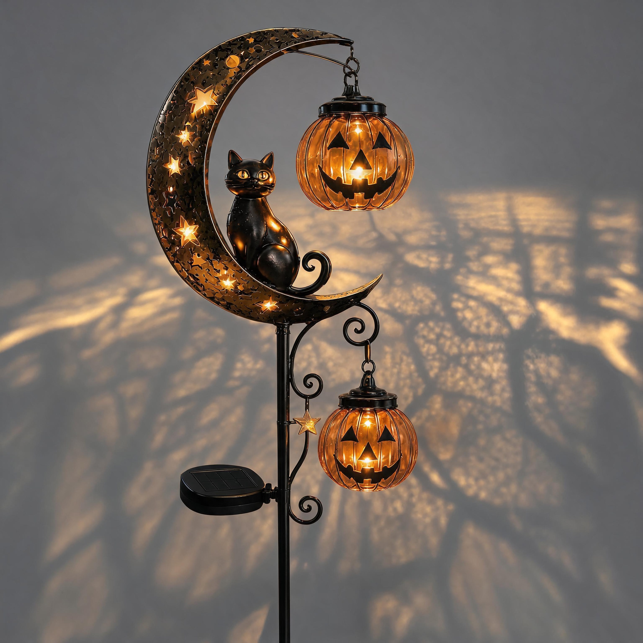 🎃 Halloween Early Bird Sale | 70% OFF Pumpkin Moon Garden Stake Light