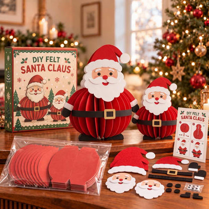🎄 DIY 3D Felt Christmas Friends Kit